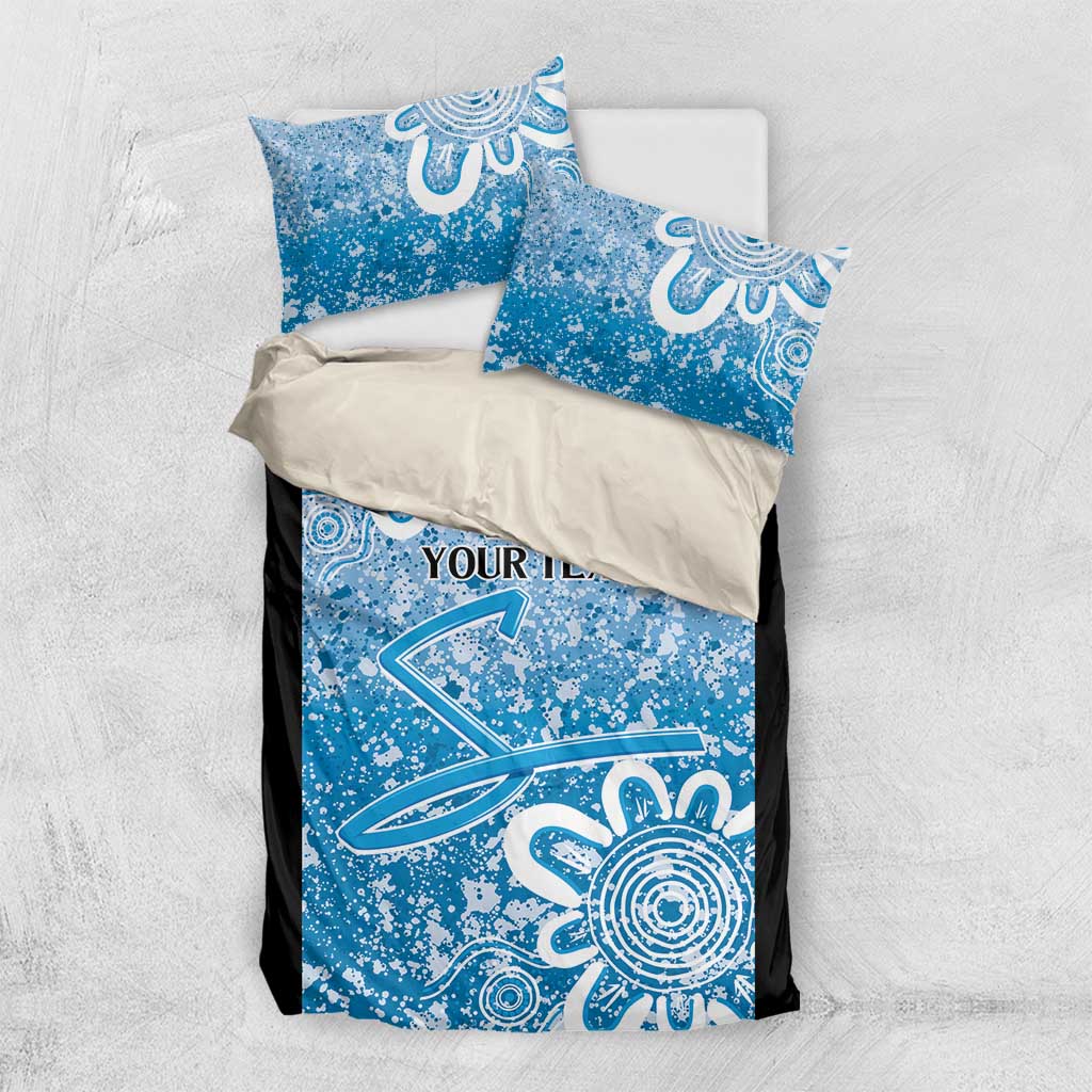 Adelaide Strikers Custom Bedding Set Minimalism Aboriginal