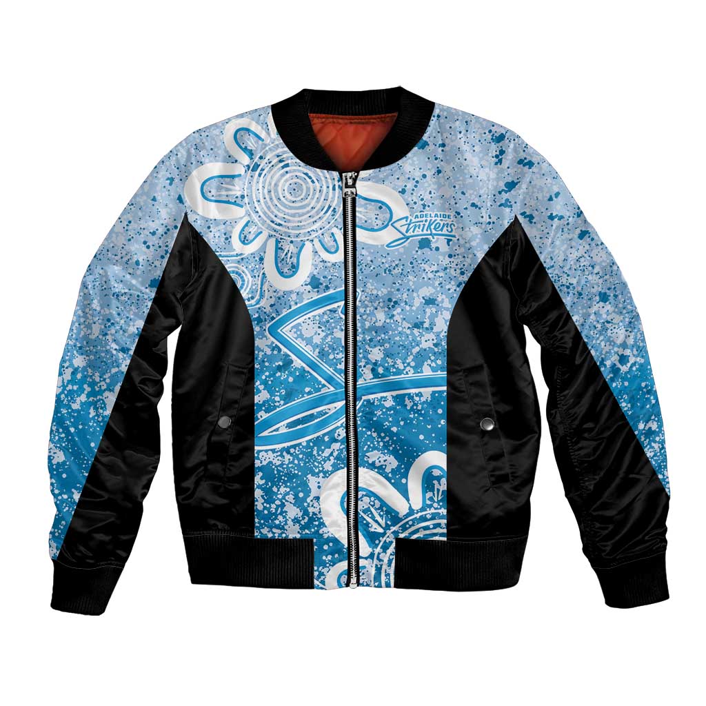Adelaide Strikers Custom Bomber Jacket Minimalism Aboriginal
