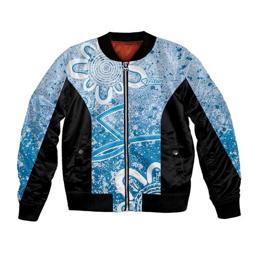 Adelaide Strikers Custom Bomber Jacket Minimalism Aboriginal