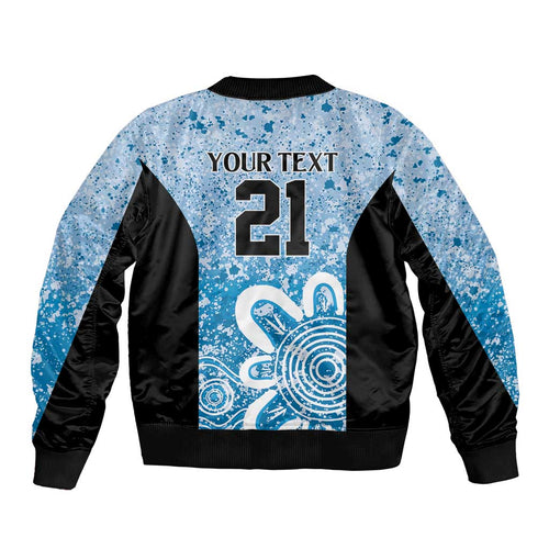 Adelaide Strikers Custom Bomber Jacket Minimalism Aboriginal
