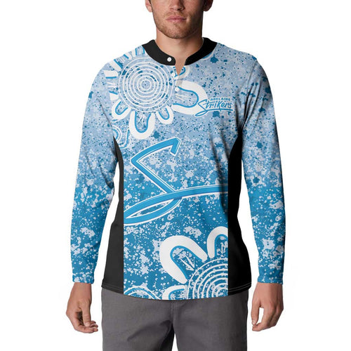 Adelaide Strikers Custom Button Sweatshirt Minimalism Aboriginal