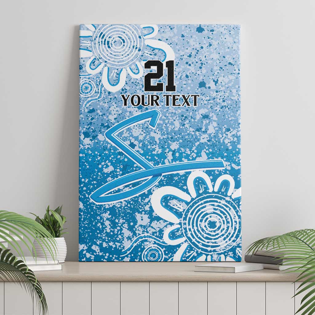 Adelaide Strikers Custom Canvas Wall Art Minimalism Aboriginal