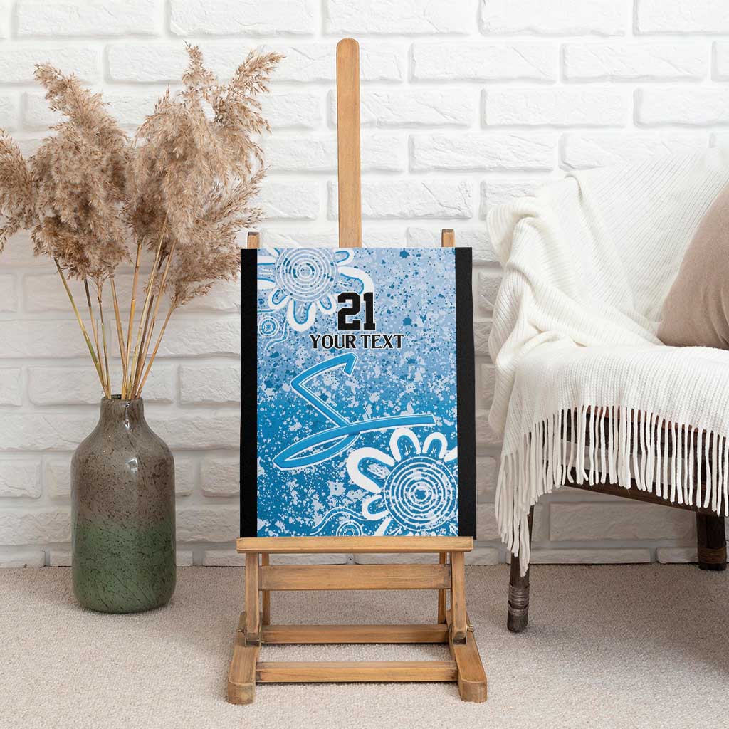Adelaide Strikers Custom Canvas Wall Art Minimalism Aboriginal