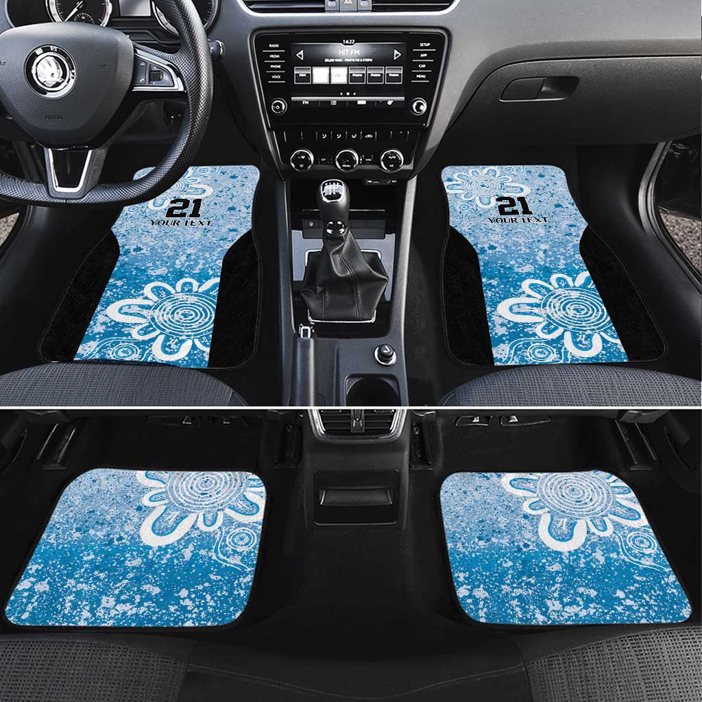 Adelaide Strikers Custom Car Mats Minimalism Aboriginal