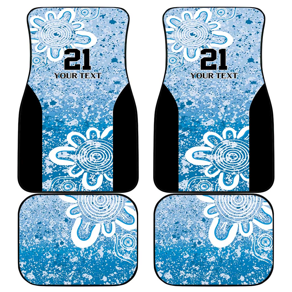 Adelaide Strikers Custom Car Mats Minimalism Aboriginal