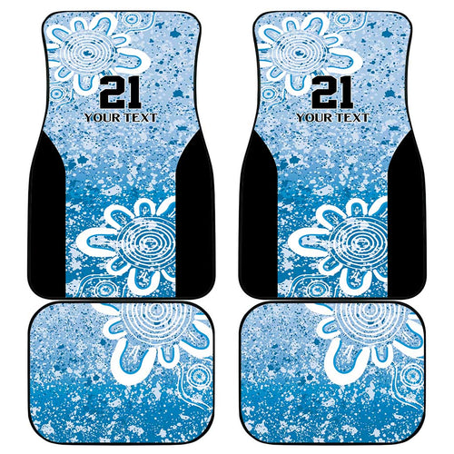 Adelaide Strikers Custom Car Mats Minimalism Aboriginal