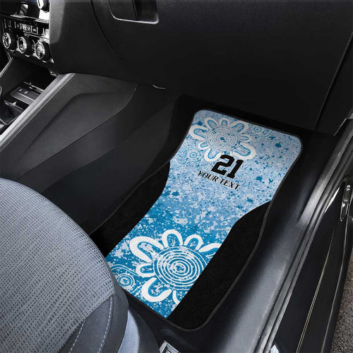 Adelaide Strikers Custom Car Mats Minimalism Aboriginal