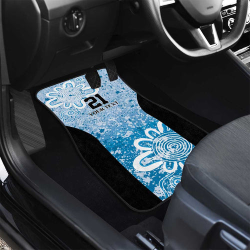 Adelaide Strikers Custom Car Mats Minimalism Aboriginal