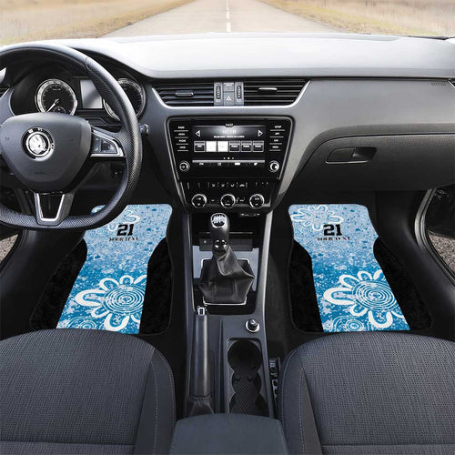 Adelaide Strikers Custom Car Mats Minimalism Aboriginal