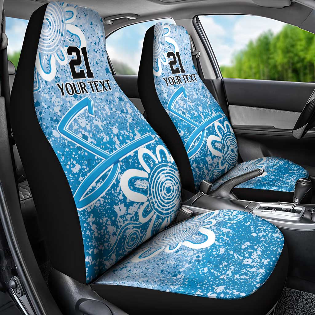 Adelaide Strikers Custom Car Seat Cover Minimalism Aboriginal
