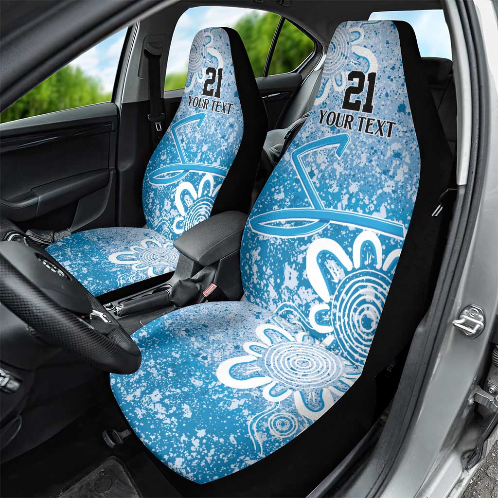 Adelaide Strikers Custom Car Seat Cover Minimalism Aboriginal