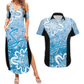 Adelaide Strikers Custom Couples Matching Summer Maxi Dress and Hawaiian Shirt Minimalism Aboriginal