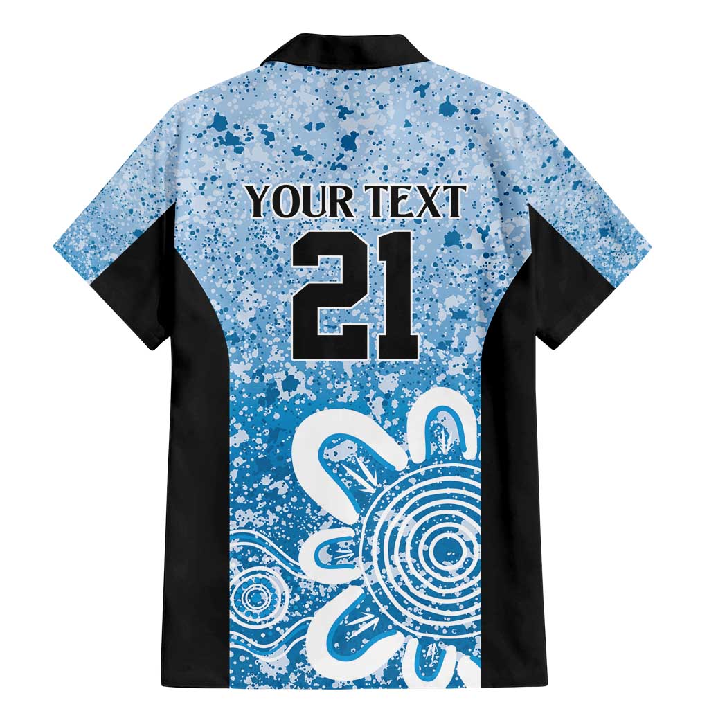 Adelaide Strikers Custom Family Matching Mermaid Dress and Hawaiian Shirt Minimalism Aboriginal