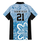 Adelaide Strikers Custom Family Matching Mermaid Dress and Hawaiian Shirt Minimalism Aboriginal