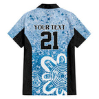 Adelaide Strikers Custom Family Matching Off Shoulder Maxi Dress and Hawaiian Shirt Minimalism Aboriginal