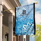 Adelaide Strikers Custom Garden Flag Minimalism Aboriginal