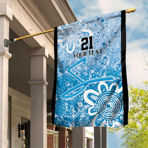 Adelaide Strikers Custom Garden Flag Minimalism Aboriginal