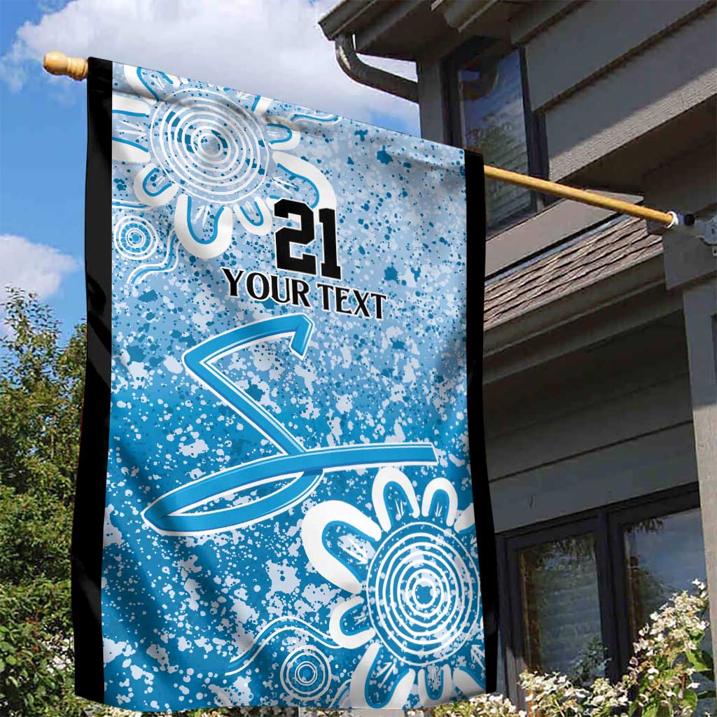 Adelaide Strikers Custom Garden Flag Minimalism Aboriginal