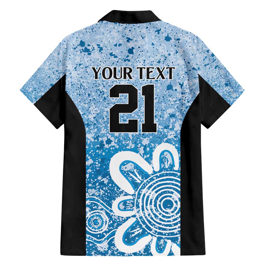 Adelaide Strikers Custom Hawaiian Shirt Minimalism Aboriginal