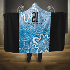 Adelaide Strikers Custom Hooded Blanket Minimalism Aboriginal