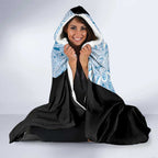 Adelaide Strikers Custom Hooded Blanket Minimalism Aboriginal