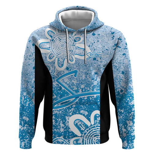 Adelaide Strikers Custom Hoodie Minimalism Aboriginal