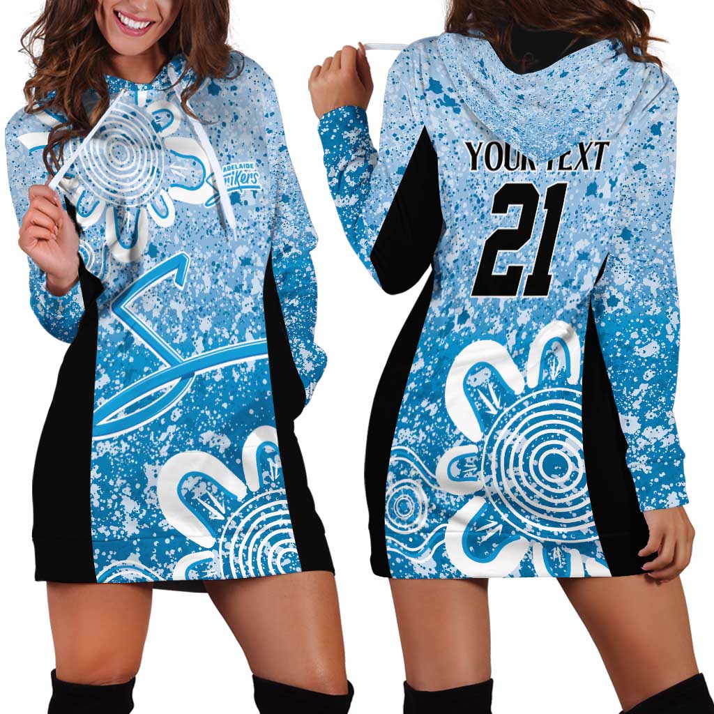 Adelaide Strikers Custom Hoodie Dress Minimalism Aboriginal