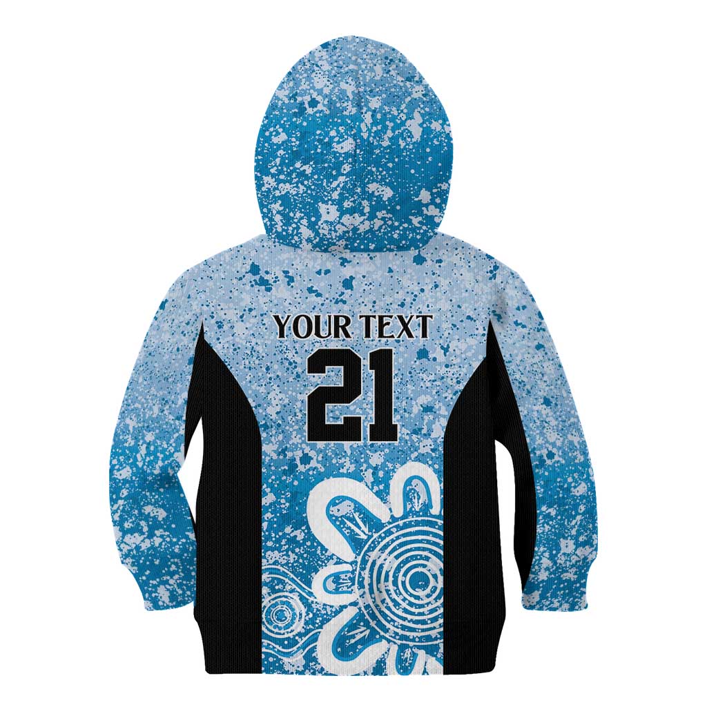 Adelaide Strikers Custom Kid Hoodie Minimalism Aboriginal