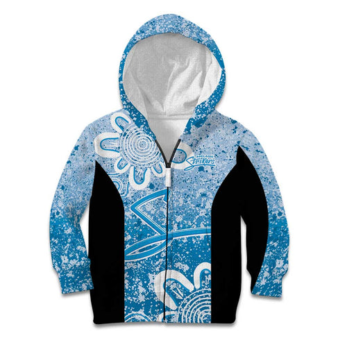 Adelaide Strikers Custom Kid Hoodie Minimalism Aboriginal