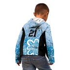 Adelaide Strikers Custom Kid Hoodie Minimalism Aboriginal