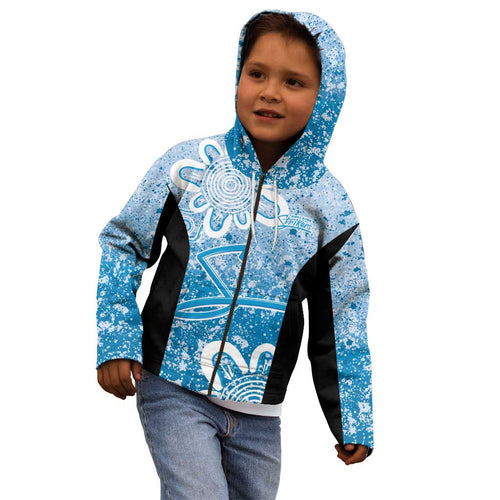 Adelaide Strikers Custom Kid Hoodie Minimalism Aboriginal