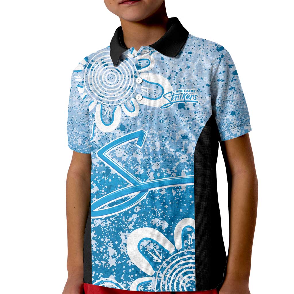 Adelaide Strikers Custom Kid Polo Shirt Minimalism Aboriginal