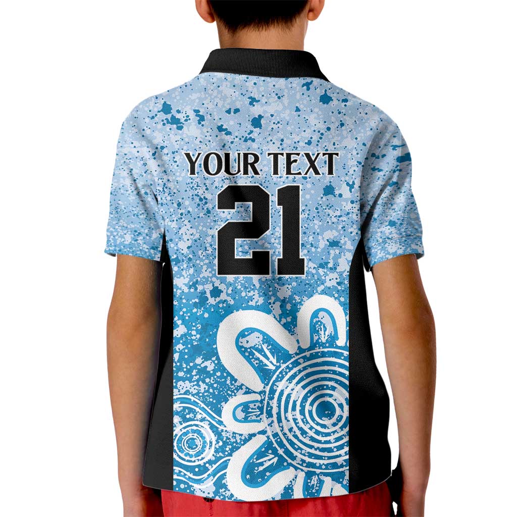 Adelaide Strikers Custom Kid Polo Shirt Minimalism Aboriginal