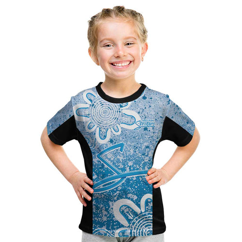 Adelaide Strikers Custom Kid T Shirt Minimalism Aboriginal