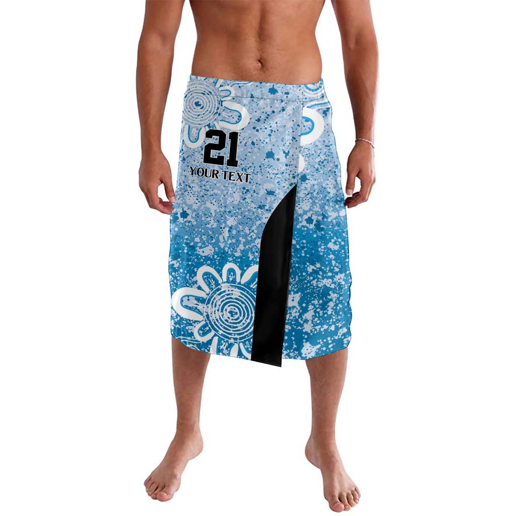 Adelaide Strikers Custom Lavalava Minimalism Aboriginal