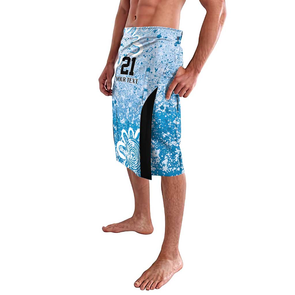 Adelaide Strikers Custom Lavalava Minimalism Aboriginal