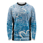 Adelaide Strikers Custom Long Sleeve Shirt Minimalism Aboriginal