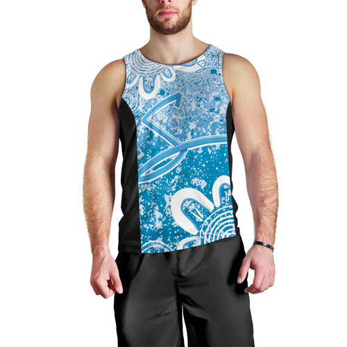 Adelaide Strikers Custom Men Tank Top Minimalism Aboriginal