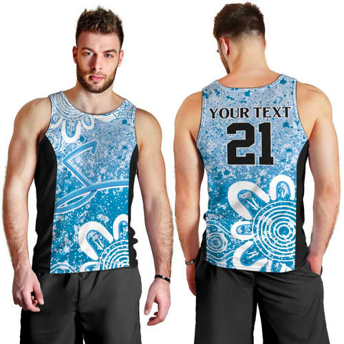 Adelaide Strikers Custom Men Tank Top Minimalism Aboriginal