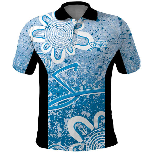 Adelaide Strikers Custom Polo Shirt Minimalism Aboriginal