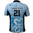 Adelaide Strikers Custom Polo Shirt Minimalism Aboriginal