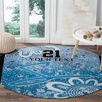 Adelaide Strikers Custom Round Carpet Minimalism Aboriginal