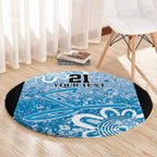 Adelaide Strikers Custom Round Carpet Minimalism Aboriginal