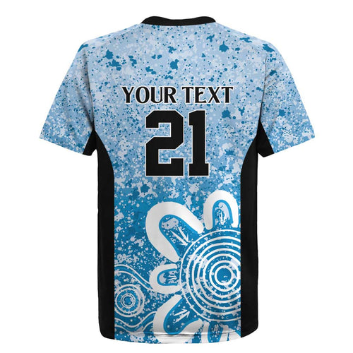 Adelaide Strikers Custom Rugby Jersey Minimalism Aboriginal
