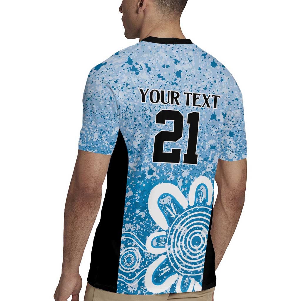 Adelaide Strikers Custom Rugby Jersey Minimalism Aboriginal