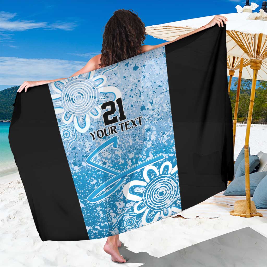 Adelaide Strikers Custom Sarong Minimalism Aboriginal