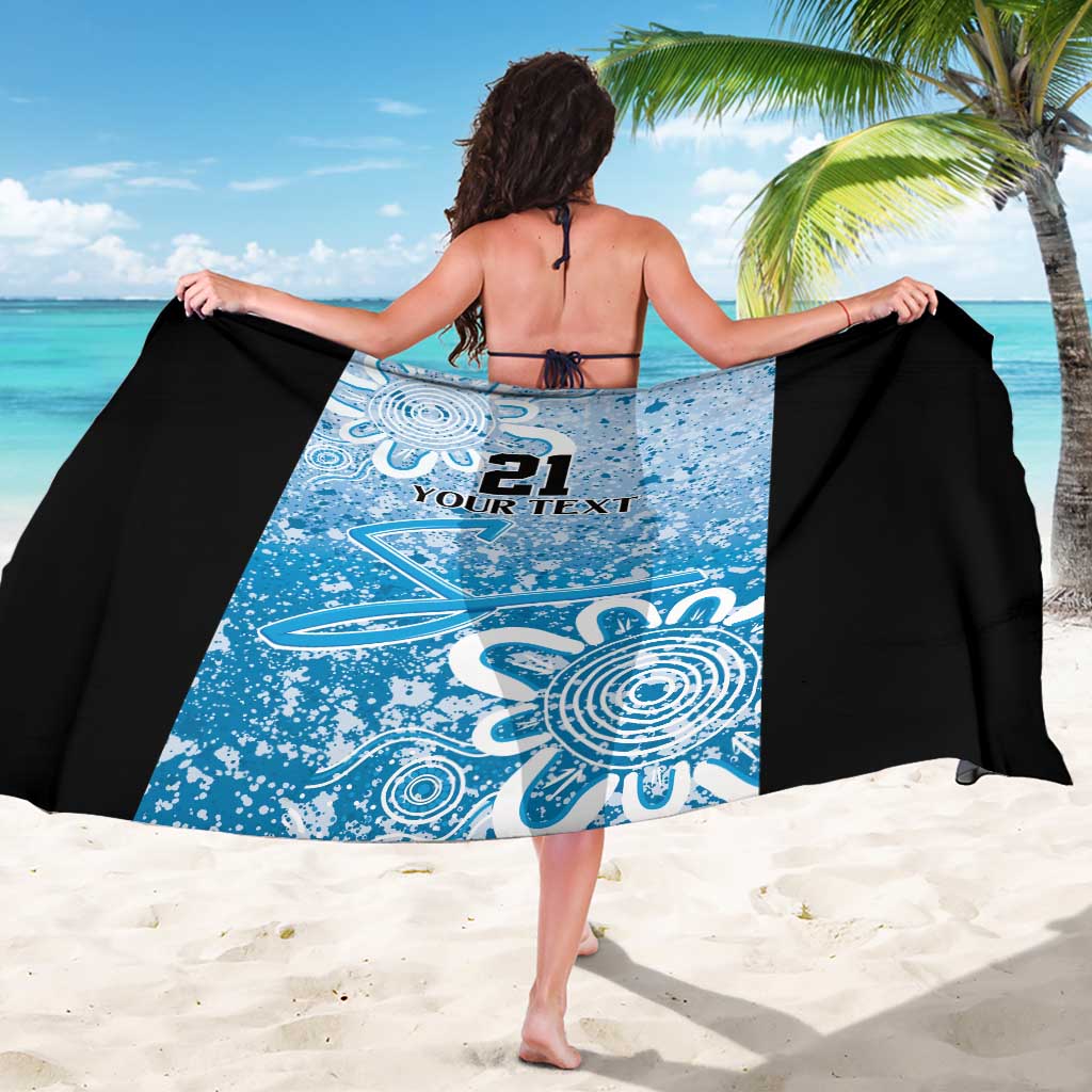 Adelaide Strikers Custom Sarong Minimalism Aboriginal