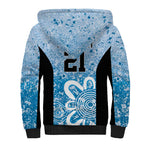 Adelaide Strikers Custom Sherpa Hoodie Minimalism Aboriginal