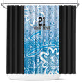 Adelaide Strikers Custom Shower Curtain Minimalism Aboriginal