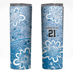 Adelaide Strikers Custom Skinny Tumbler Minimalism Aboriginal